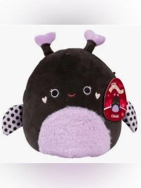 Squishmallows Citlalli the black Ladybug 9” plushie stuffed animal new